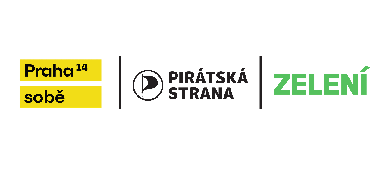 Praha 14 SOBĚ · Piráti · Strana zelených